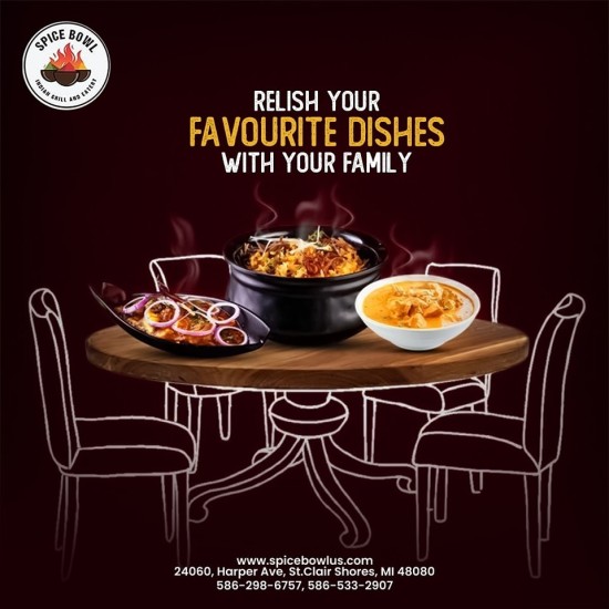 Relish your favourite dishes with your family